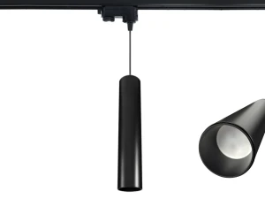 Lampa szynowa wisząca 30cm GU10 Czarna 3F