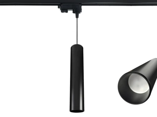 Lampa szynowa wisząca 30cm GU10 Czarna 3F