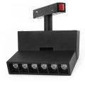 Lampa z diodami do szyn magnetycznych łamana 6W 4000K DDCX-GDZD6 - TYP A WERSJA 3-FAZOWA