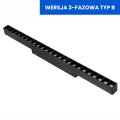 Lampa z diodami do szyn magnetycznych 24W 4000K DDCX-GS24-436 - TYP B WERSJA 3-FAZOWA