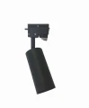 Lampa GU10 na szynę 1-fazową czarna ROMA