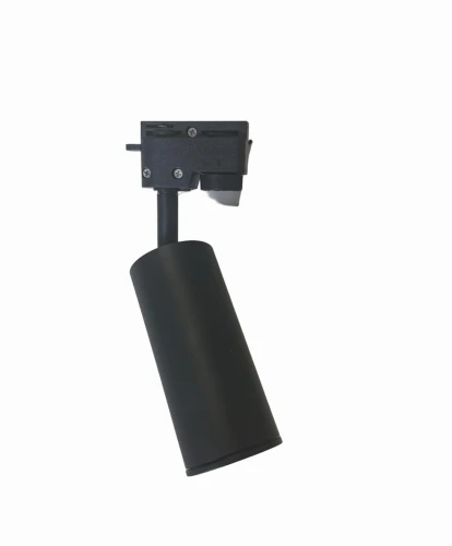 Lampa GU10 na szynę 1-fazową czarna ROMA