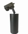 Lampa GU10 na szynę 1-fazową czarna ROMA