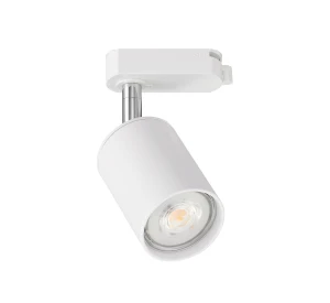 Reflektor biały do szyn LED 1-fazowy na wymienną żarówkę GU10