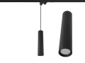 Lampa wisząca GU10 Idar czarna 3-fazowa