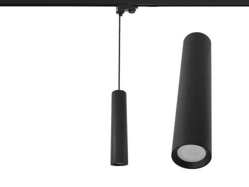 Lampa wisząca GU10 Idar czarna 3-fazowa