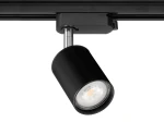 Reflektor czarny do szyn LED 1-fazowy na wymienną żarówkę GU10