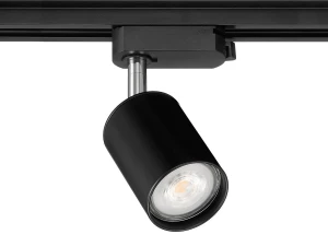 Reflektor czarny do szyn LED 1-fazowy na wymienną żarówkę GU10