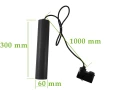 Lampa wisząca GU10 Idar czarna 3-fazowa