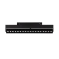 Liniowy reflektor LED nastawny jednofazowy do szyn magnetycznych 20mm 48V 15W CRI90 UGR16