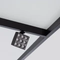 Magnetyczny reflektor LED nastawny kwadratowy do szyn jednofazowych 3000K 20mm 48V 15W CRI90 UGR16