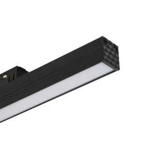 Magnetyczny reflektor liniowy LED Opal do szyn jednofazowych 3000K 20mm 48V 15W CRI90 UGR16 