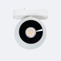 Reflektor LED  Cóncavo do Szyn Magnetycznych Jednofazowych 25mm Super Slim 12W 48V CRI90 Biały Ø100 mm 2700K