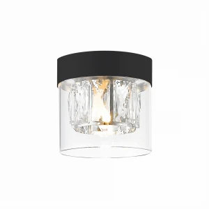 C0389-01A-P7AC GEM LAMPA SUFITOWA CZARNY MAT/MATT BLACK