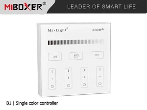 Mi.Light Miboxer PANEL naścienny 4-STREFOWY MONO | biały