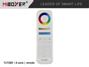 Miboxer PILOT RF 2.4G 8-STREFOWY RGB | RGB+CCT FUT089
