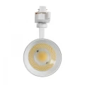 Reflektor LED Ściemnialny New Mallet Biały 20W do Szyn Jednofazowych