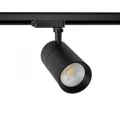 Reflektor LED Ściemnialny New Mallet Czarny 20W do Szyn Jednofazowych