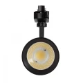 Reflektor LED Ściemnialny New Mallet Czarny 20W do Szyn Jednofazowych