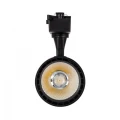 Reflektor LED Bron Czarny 20W do Szyn Jednofazowych