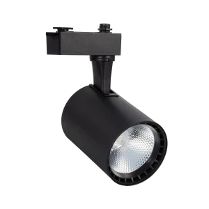 Reflektor LED Bron Czarny 20W do Szyn Jednofazowych