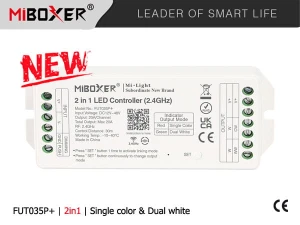 Miboxer FUT035P+ STEROWNIK STREFOWY 2in1 [ MONO & CCT ] max20A 2.4G