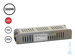 Zasilacz SLC 24V 15A 360W 176-264V Fan IP20