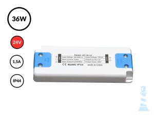 Zasilacz SLIM 24V 1.5A 36W IP44