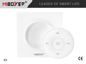 Miboxer PANEL naścienny 1-STREFOWY kwadrat MONO | CCT biały