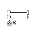 Lampa LED Luxo 48V 10W 4000K Mars wisząca biała 2.jpg