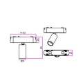 Lampa LED Luxo 48V 5W 4000K Spot 36° czarna 1.jpg