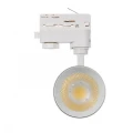 Reflektor LED Ściemnialny New Mallet Biały 20W do Szyn Trójfazowych