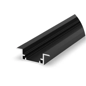 Profil led - wpuszczany wodoodporny P11-2 Czarny 3m