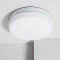 Plafon LED 24W Okrągły Zewnętrzny Ø285 mm IP65 ze Światłem Awaryjnym Niestałym Hublot Biały