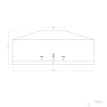 Lampa Awaryjna LED Natynkowa 120lm 2.5W 6000K