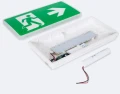 Światło Awaryjne LED Wpuszczane/Nawierzchniowe 130lm Stałe/Niestałe ze Znakiem IP65 Wycięcie 150x310 mm 3W