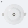 Światło awaryjne LED wpuszczone 120Im niestałe IP65 okrągłe wycięcie Ø95mm 2W