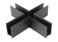 Łącznik X TR20S-XH-B do szyny magnetycznej nawierzchniowej, czarny .png
