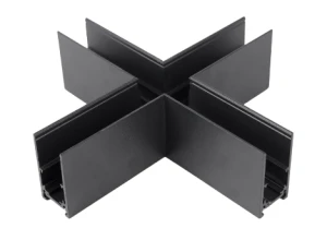 Łącznik X TR20S-XH-B do szyny magnetycznej nawierzchniowej, czarny 