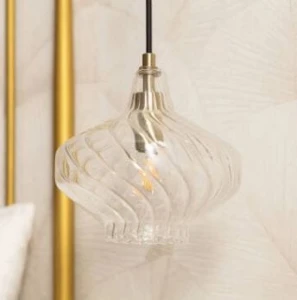 Lampa Wisząca Kryształ Blas przeźroczysta E14