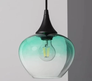 Lampa Wisząca Szklana Jabłko E27