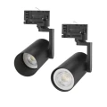 Zestaw 4 lampy 3-Fazowe czarne + 2m szyna