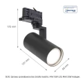 Zestaw 4 lampy 3-Fazowe czarne + 2m szyna
