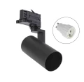 Zestaw 4 lampy 3-Fazowe czarne + 2m szyna