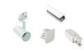 Zestaw 4 lampy 3-Fazowe białe + 2m szyna