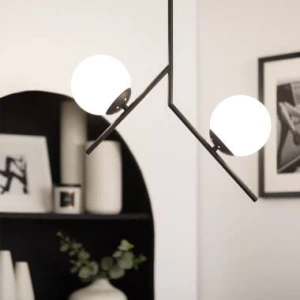 Lampa Wisząca Metalowo-Szklana Balts