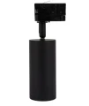 Zestaw 4 lampy 3-Fazowe czarne LONG 2 + 2m szyna