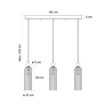 Lampa Dekoracyjna Wisząca AM202 3xE14 Złota Regina.jpg