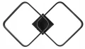 Lampa Dekoracyjna 2 kwadraty 52W Czarna DL-Z02.jpg