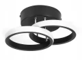 Lampa Sufitiowa Kinkiet OKRĄGŁA 18W CZARNA - BARWA NEUTRALNA.jpg